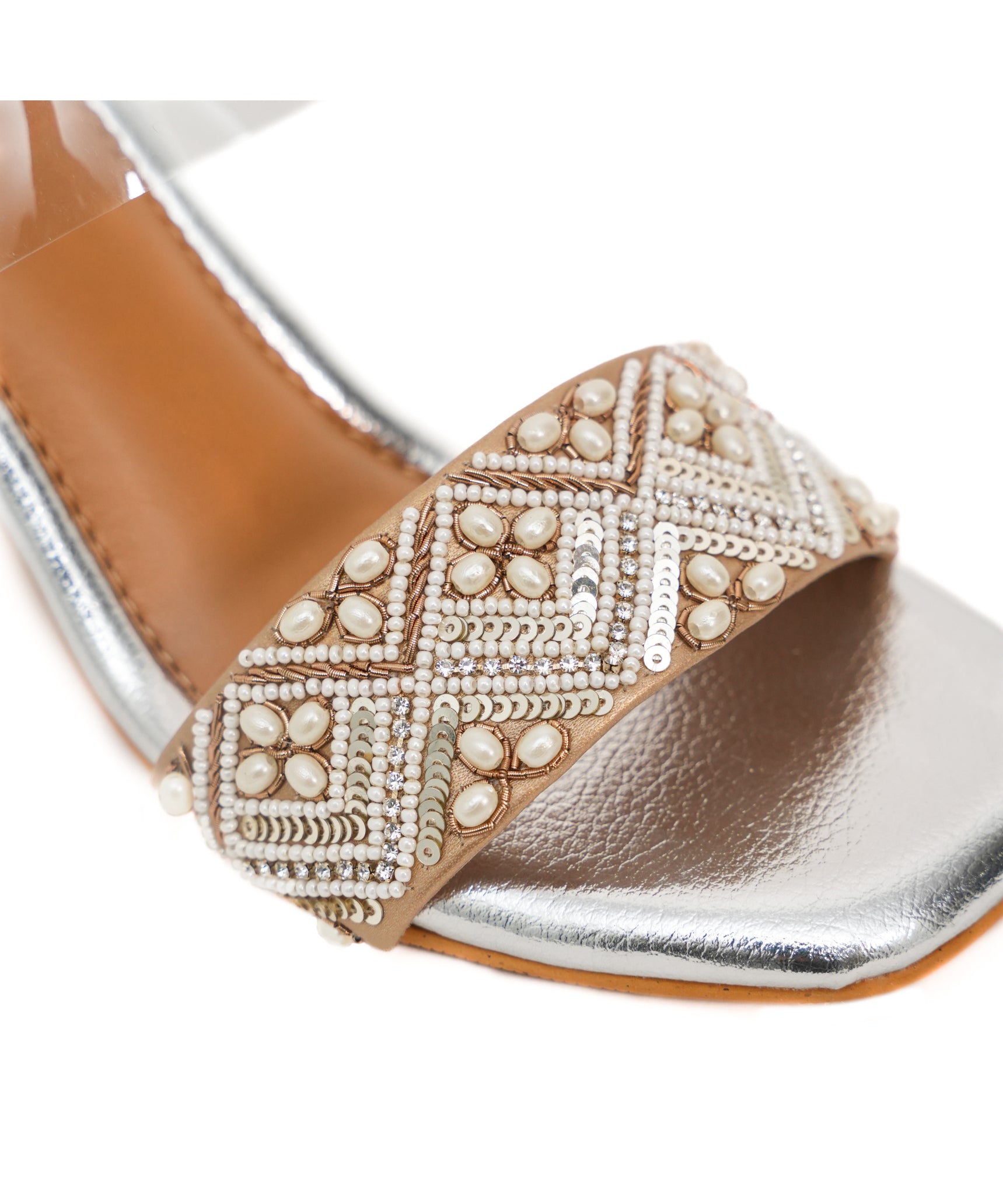 Moonlight Jewel Block Heel